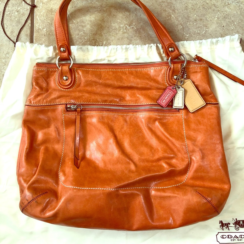 Coach Zippered Tote